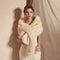 Estola de Piel Sintética de Zorro para Novia - Chal Elegante Invierno