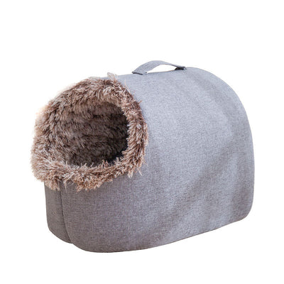 Nido Térmico para Gatos con Forro Polar - Saco de Dormir Cerrado Otoño e Invierno - Image 4