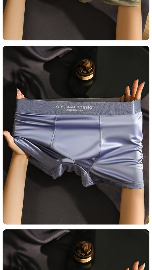 Bóxers de Seda de Hielo Ligera de Lujo para Hombre - Transpirables para Verano - Image 28