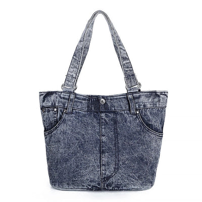 Bolsa de Lona Diagonal para Mujer - Estilo Casual y Portátil - Image 7