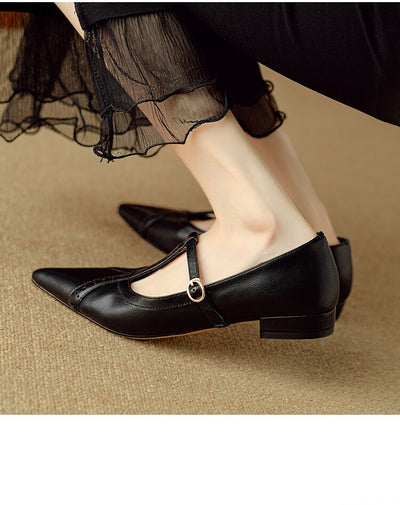 Zapatos Planos Puntiagudos Marrón - Cómodos y Versátiles para Diario - Image 12