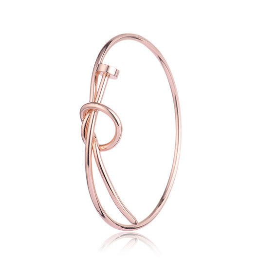 Pulsera de Cobre Tejida con Nudos y Tornillos - Image 6