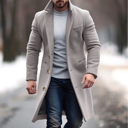 Abrigo Trinchera Clásico para Hombre - Image 4