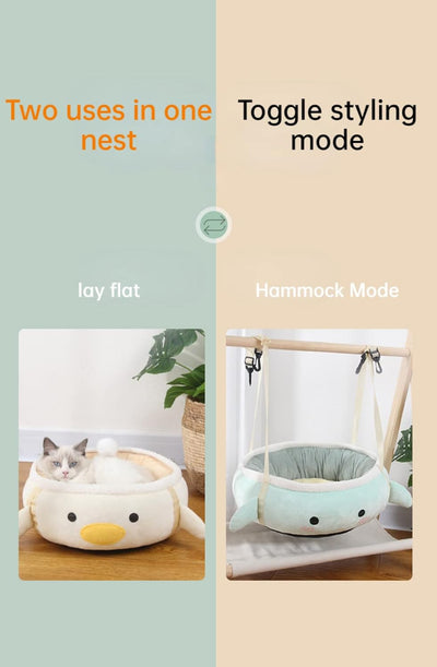 Cama Nido Dinosaurio para Gatos - Hamaca Cómoda 2 en 1 - Image 14