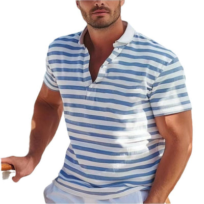 Polo Casual de Rayas para Hombre - Cómodo y Versátil - Image 5