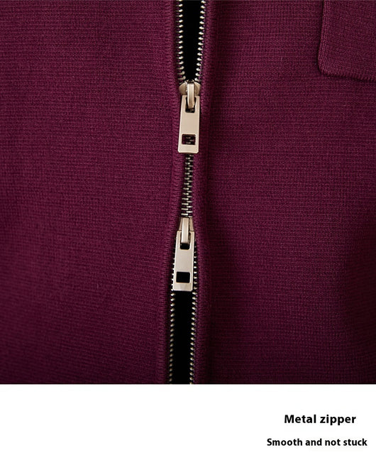 Cardigan Tejido con Cuello Polo y Manga Larga - Image 14