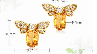 Aretes de Plata 925 con Diseño de Insectos para Mujer - Image 6