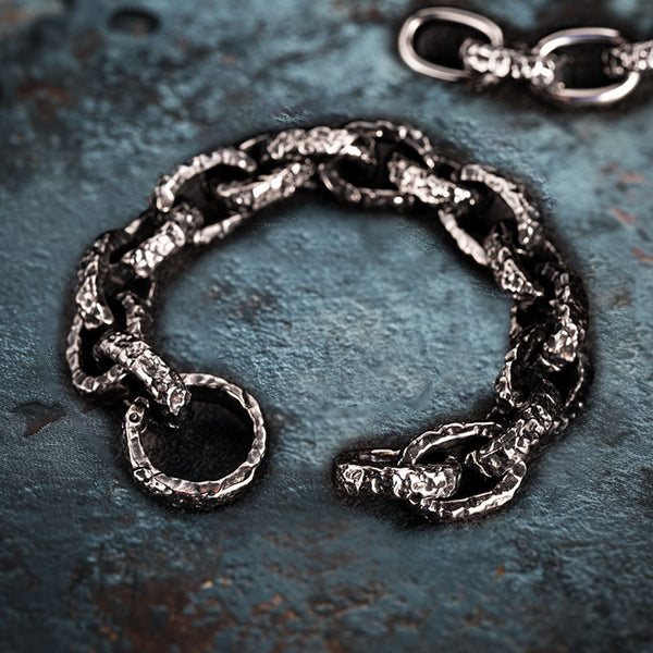Pulsera Titanio Estilo Retro para Hombre