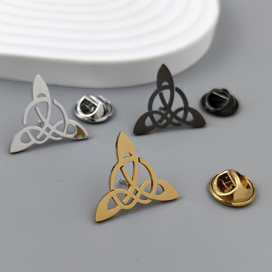 Gemelos de Traje Geométricos Triangulares Hueco para Hombre - Image 11