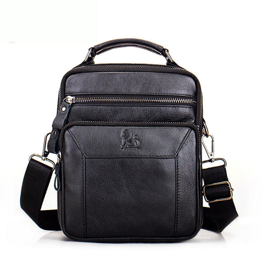Bolso de Cuero Genuino para Hombre con Correa Diagonal - Image 4