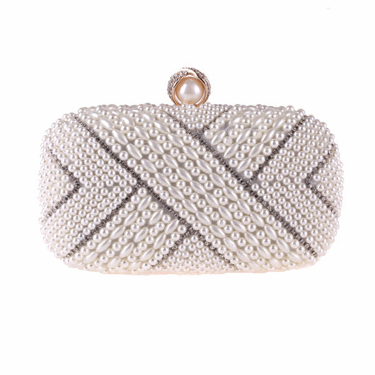 Bolso Cuadrado Pequeño con Detalle de Perla para Mujer - Image 13