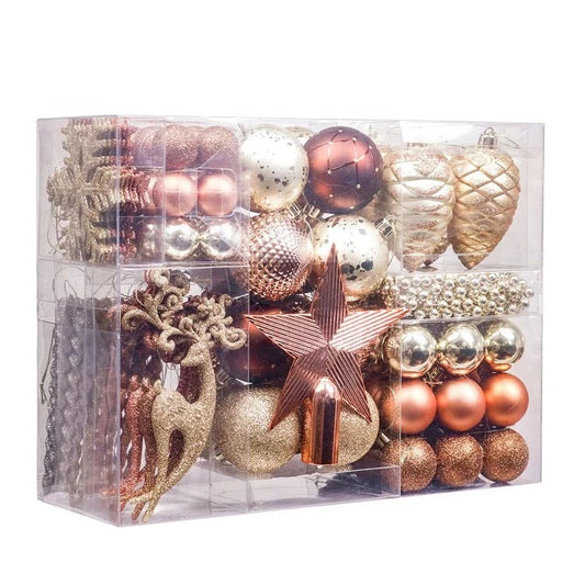 Pack de 100 Bolas Navideñas Colgantes para Decoración del Hogar