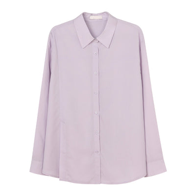 Blusa Clásica con Solapa Estilo Coreano para Mujer - Image 3
