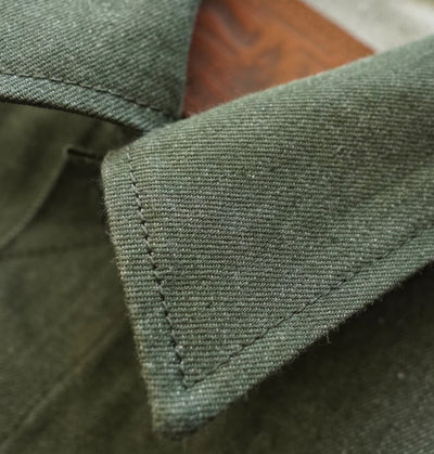 Chaqueta de Trabajo Denim Retro Vulcanizado 100% Algodón Puro para Hombre - Image 10