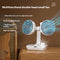 Ventilador Dual de Alto Rendimiento Portátil