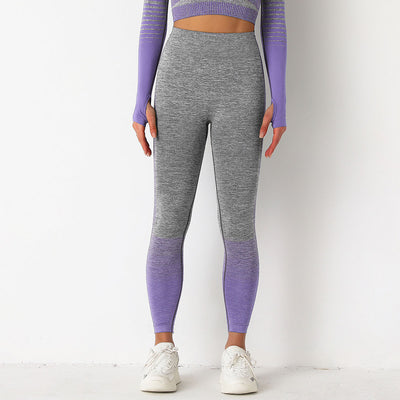 Conjunto de Yoga sin Costuras Europeo y Americano - Image 19