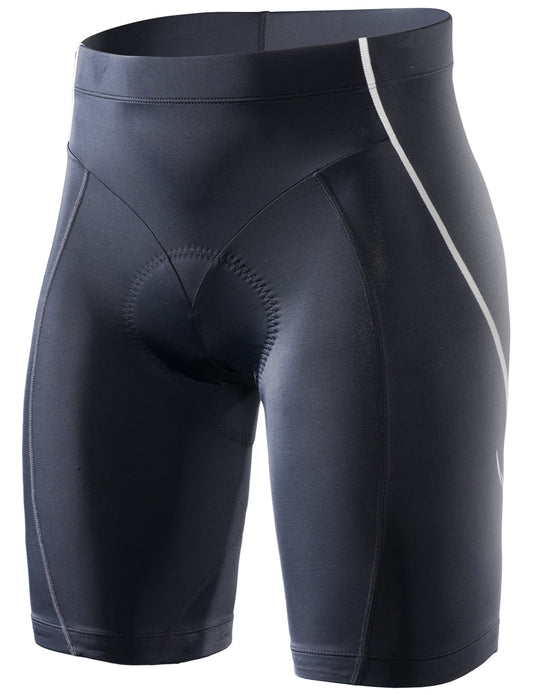 Shorts Ciclismo Reflectantes Negro Ajustado