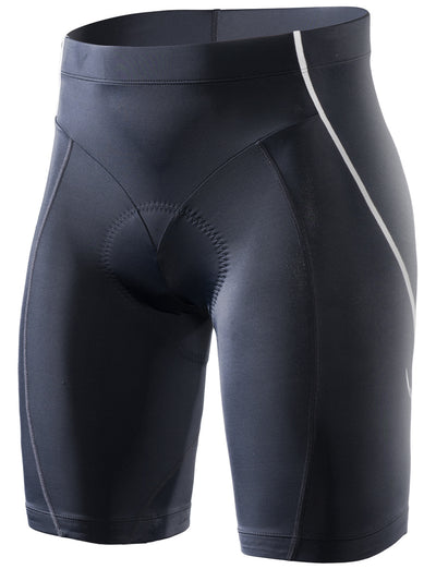 Shorts Ciclismo Reflectantes Negro Ajustado