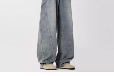 Pantalones Cargo Vaqueros Lavados Estilo Americano - Image 13