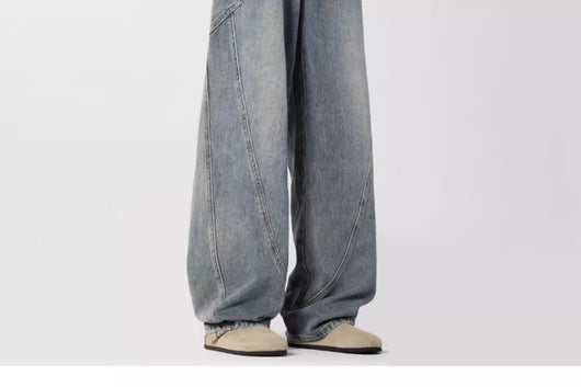 Pantalones Cargo Vaqueros Lavados Estilo Americano - Image 13