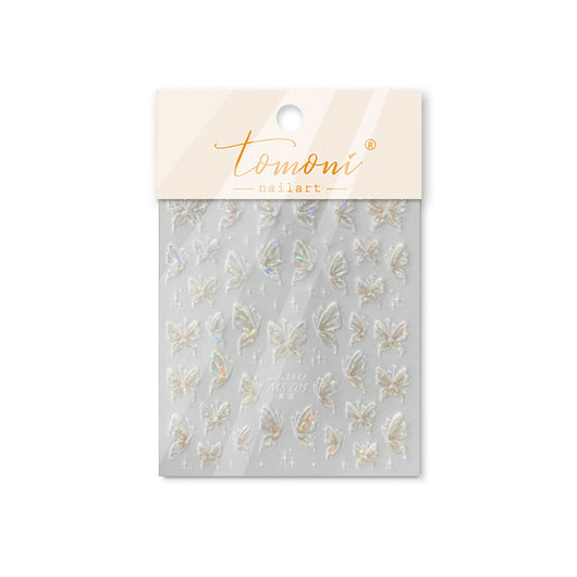 Stickers Decorativos Manicura Gelatina Mariposa Rose Streamer - Image 9