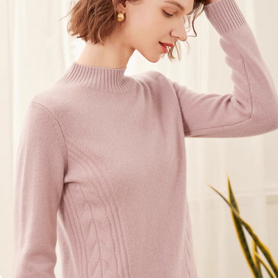 Suéter de Cuello Alto en Cashmere Puro para Mujer - Base Layer Premium - Image 7