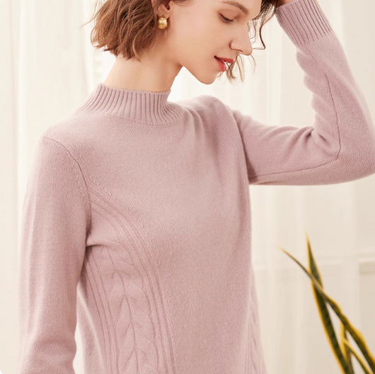 Suéter de Cuello Alto en Cashmere Puro para Mujer - Base Layer Premium - Image 7