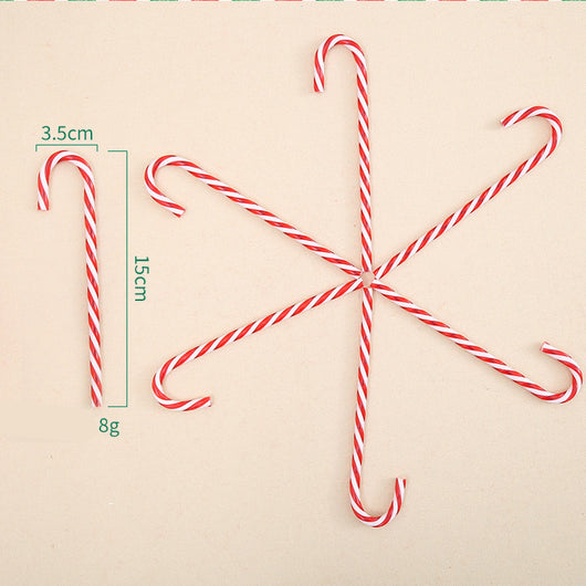 Adorno Navideño Bastón de Caramelo Acrílico Colgante - Image 6
