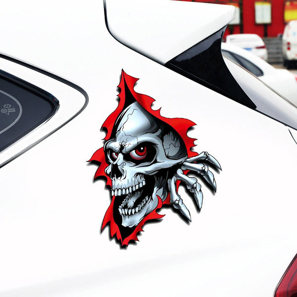 Calcomanías de Arañazos y Personalidad para Auto - Diseño Blood Door Hood