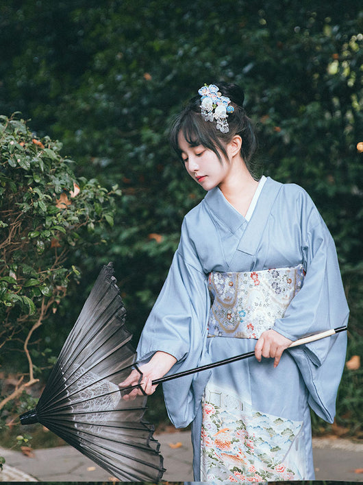 Kimono Formal Japonés para Mujer - Elegancia Tradicional - Image 10