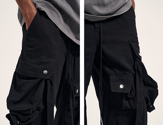 Pantalones Cargo Hombre con Bolsillos Velcro - Marca Tide - Image 13