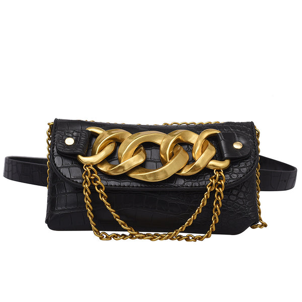 Bolso Bandolera Coreano Minimalista con Bolsillo Frontal