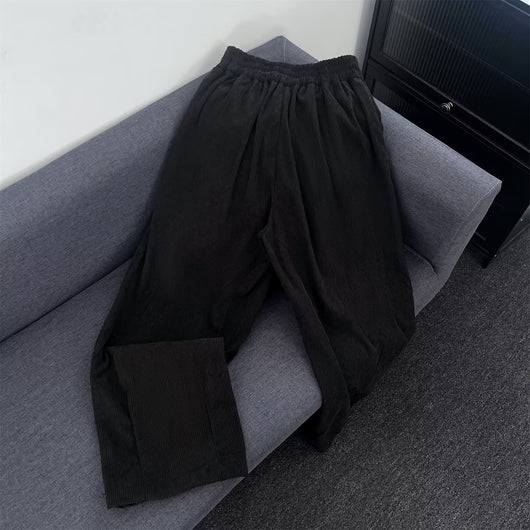 Pantalones Casuales Holgados Versátiles para Otoño e Invierno - Image 7