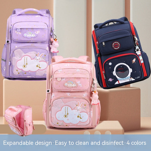 Mochila Escolar Tridimensional Estilo Occidental Ligera para Primaria