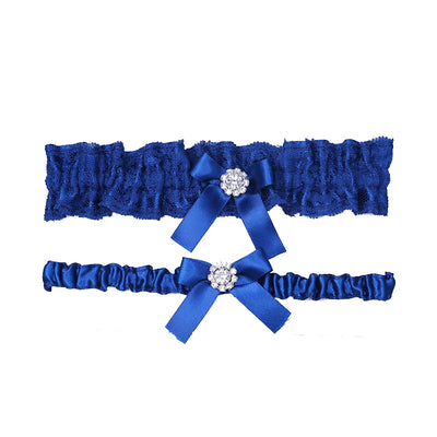 Liguero de Novia Azul con Encaje - Accesorio Nupcial Elegante - Image 10