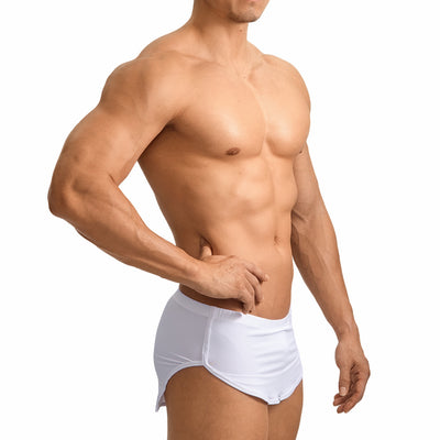 Shorts de Casa Tipo Bóxer en Seda de Hielo Cintura Baja para Hombre - Image 6