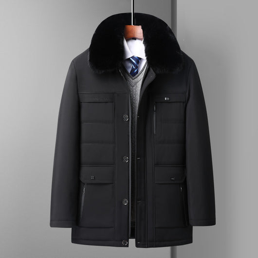Chaqueta de Lana de Cordero para Hombre Maduro - Image 5