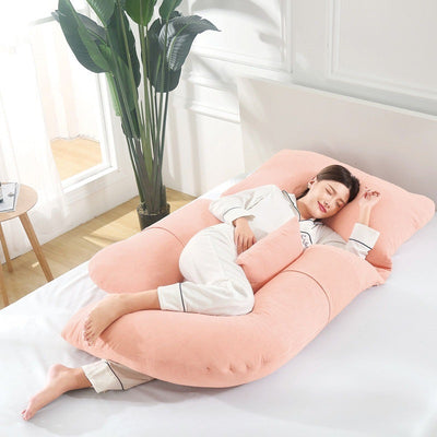 Almohada Maternidad Protección Cintura Tipo U para Dormir de Lado - Image 39