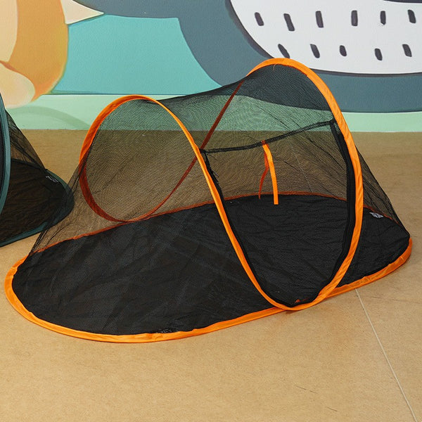 Cama Portátil para Mascotas - Tienda de Campaña Viajera para Perros y Gatos