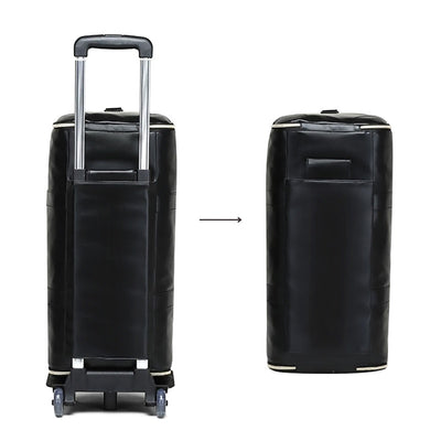 Bolsa de Viaje Plegable Grande con Compartimento para Trajes - Negro - Image 3