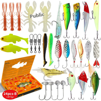 Kit de 24 Accesorios Señuelos con Lentejuelas Brillantes - Image 10