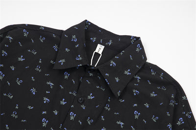 Camisa Floral Suelta Estampada Unisex - Image 23