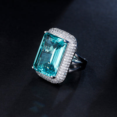 Anillo Geométrico Rectangular de Diseño Moderno - Image 6