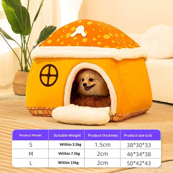 Casa Desmontable y Lavable para Perros de Todas las Estaciones