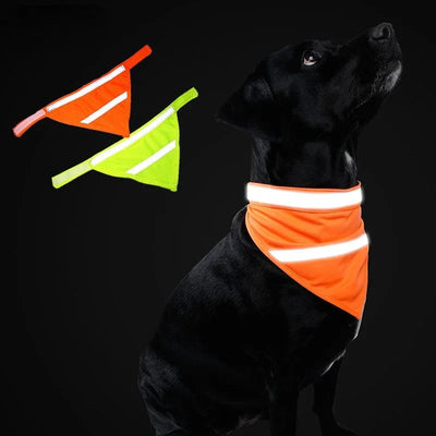 Pañuelo Reflectante Triangular para Perros - Bandana de Seguridad Nocturna - Image 9