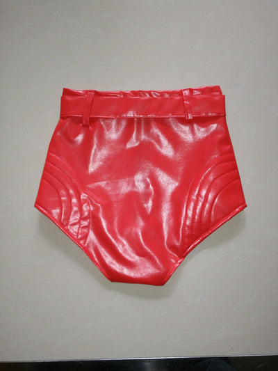 Shorts Talle Alto Fluorescente Ajustados para Mujer - Image 15