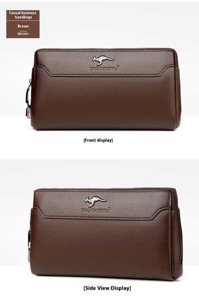 Cartera de Cuero para Hombre con Cierre de Contraseña Anti-robo - Image 12