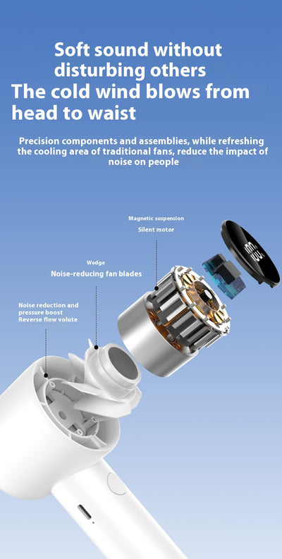 Ventilador Portátil de Alta Velocidad con Viento Ajustable - Resistencia Extrema - Image 20