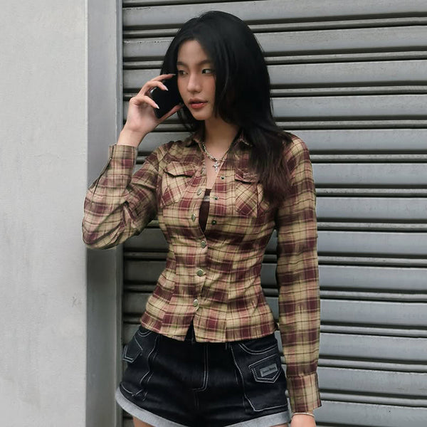 Blusa Manga Larga Personalizada con Contraste de Colores