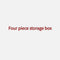Four piece storage box